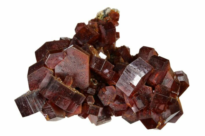 Deep Red Vanadinite Crystal Cluster - Huge Crystals! #157028